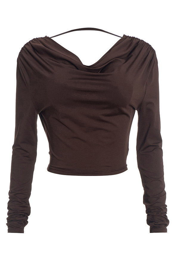 Asymmetric Draped Top & Capri Pants Set Lavish Daily