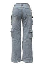 Multi-Pocket Utility Cargo Jeans Lavish Daily
