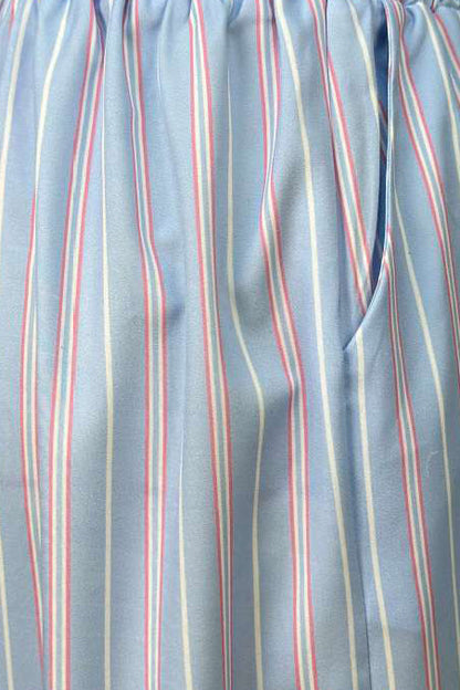 Striped Tie-Front Pant Set Lavish Daily