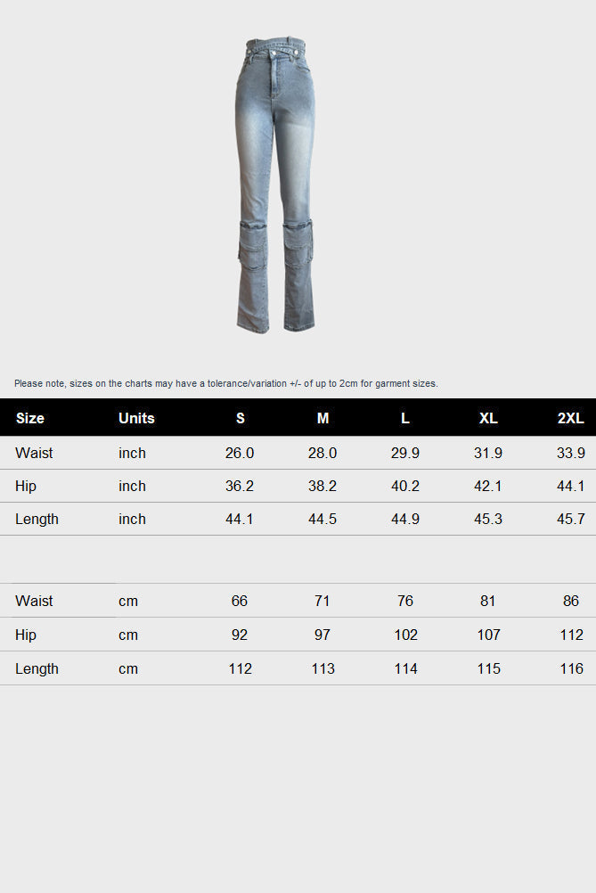 Double Waist Jeans Lavish Daily