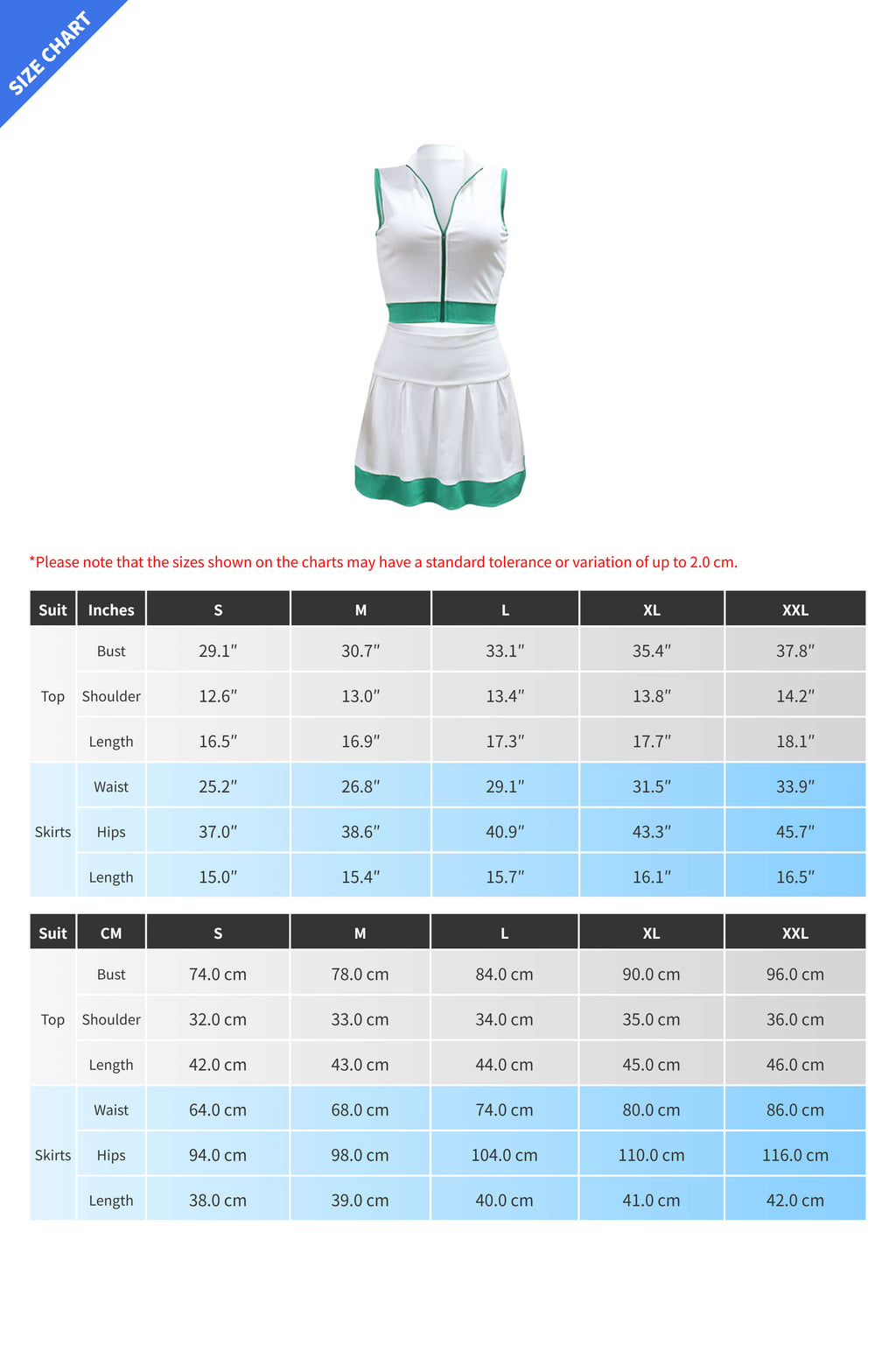 Colorblock Sleeveless Zip Top and Skirt Outfit Lavish Daily