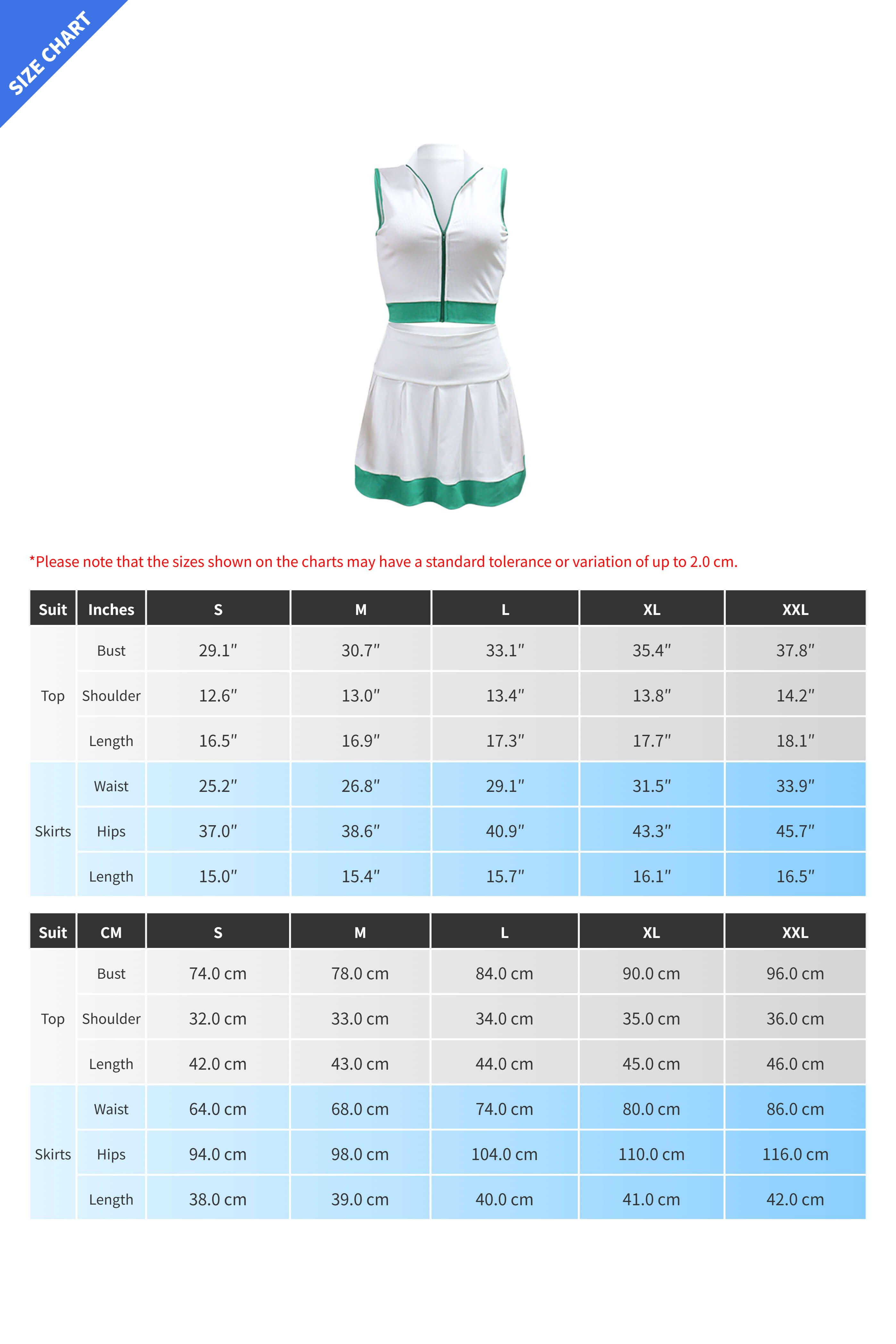 Colorblock Sleeveless Zip Top and Skirt Outfit Lavish Daily