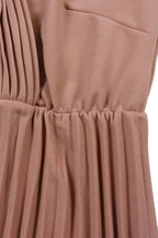 V Neck Long Sleeve Evening Long Dress Lavish Daily