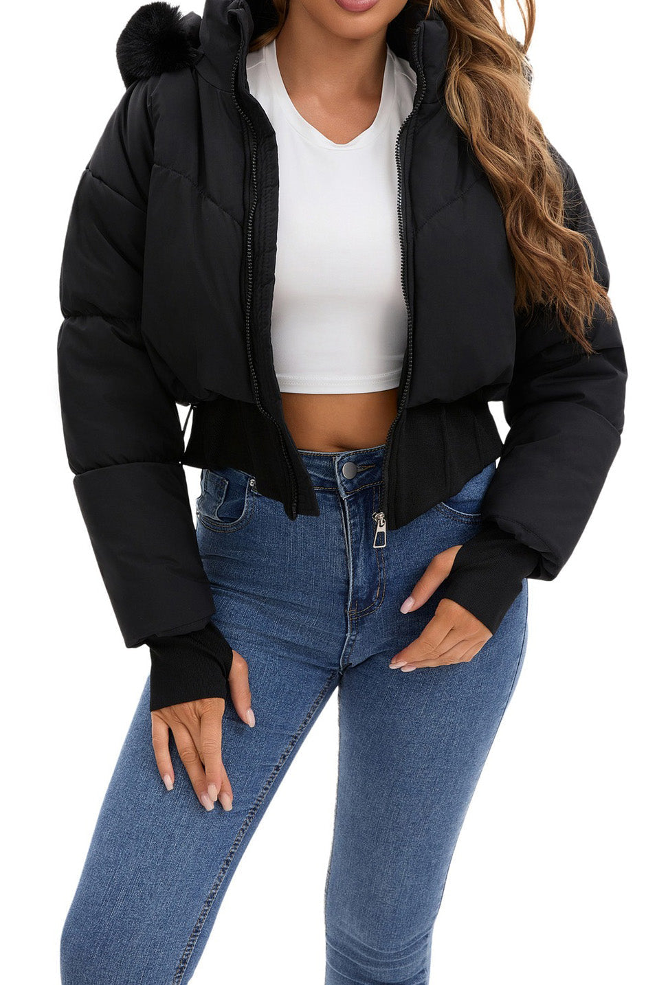 Vintage Short Down Jacket Lavish Daily