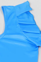 Elastic Solid Color Long Dress Two-Piece Set Lavish Daily