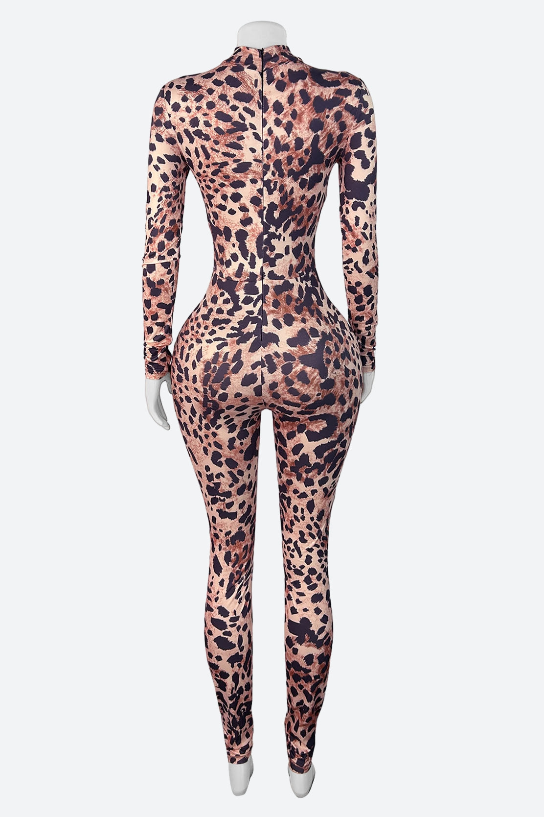 Leopard Gloved Jumpsuit Lavish Daily