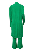 Mock Neck Rib-Knit 3-Piece Cardigan Set Lavish Daily