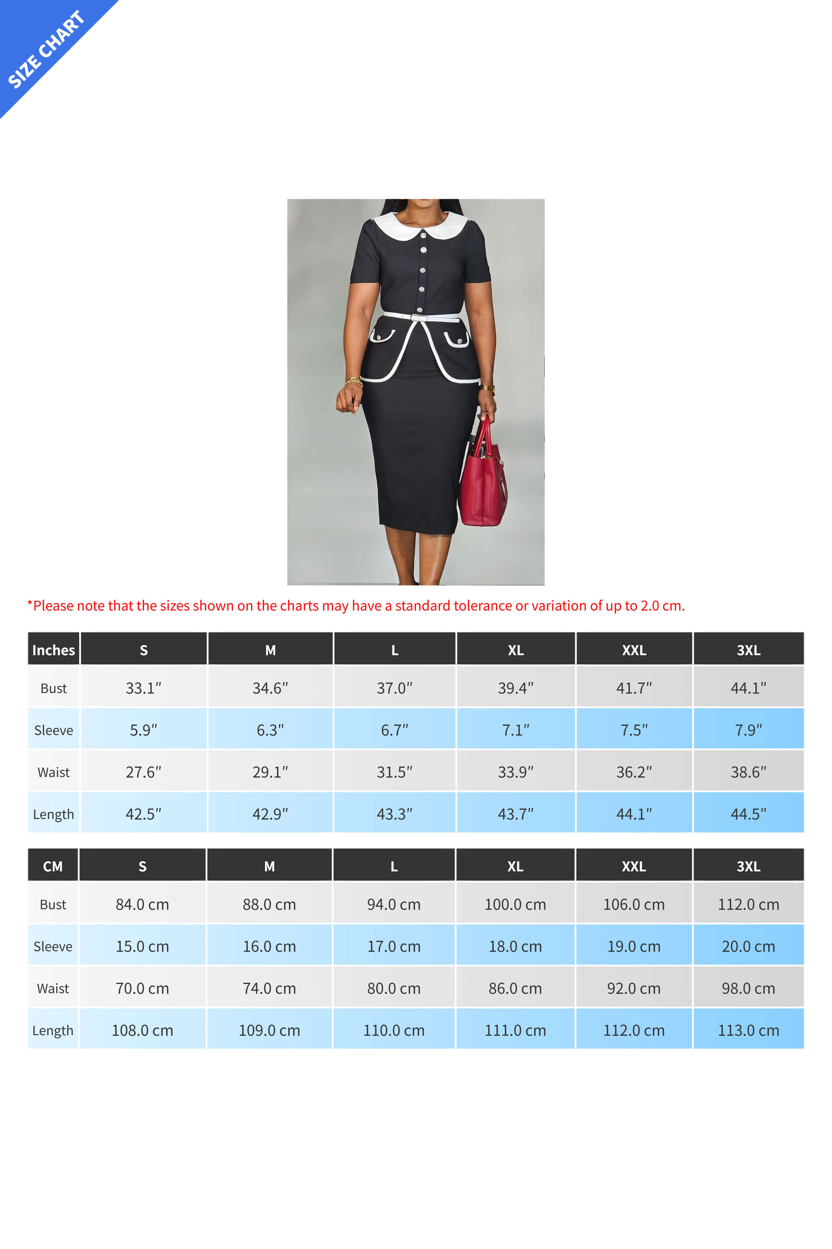 Colorblock High Waist Short Sleeve Dress Lavish Daily