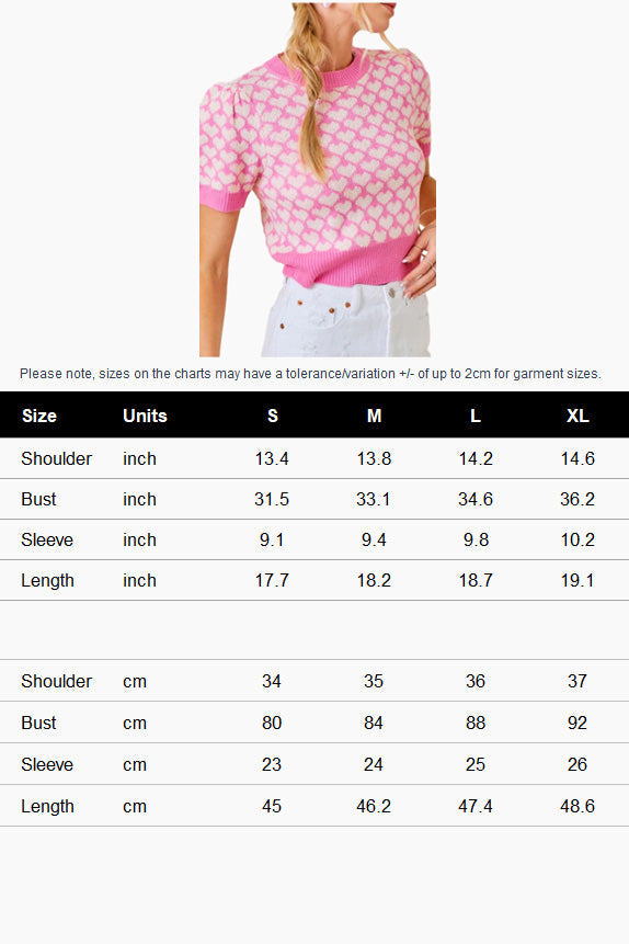 Heart Detail Sweater Lavish Daily