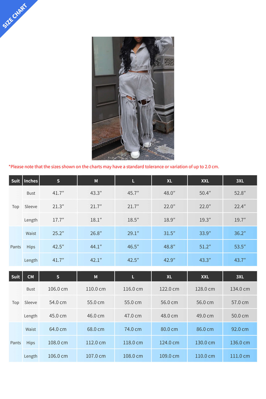 Hooded Zip-Up Sweatshirt & Distressed Wide-Leg Pants Set Lavish Daily