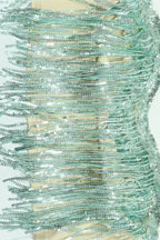 Strapless Top & Fringe Skirt Set Lavish Daily