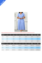 Plus Size V-Neck Pleated High Waist Elegant Dress Lavish Daily