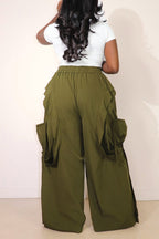Ruffle Cargo Pants Lavish Daily