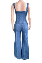 Sleeveless Denim Overall Jumpsuit LavishDaily