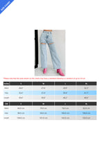Mid Rise Crystal Slit Knee Jeans Lavish Daily