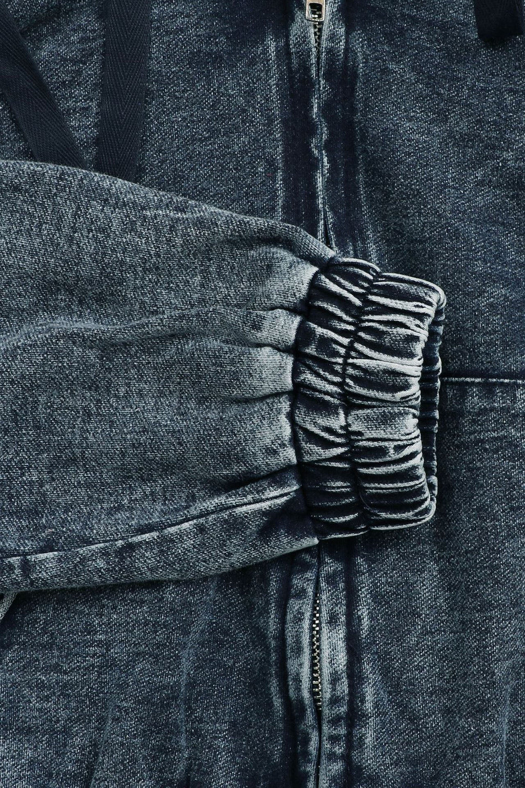 Hooded Denim Jacket & Skirt Set Lavish Daily