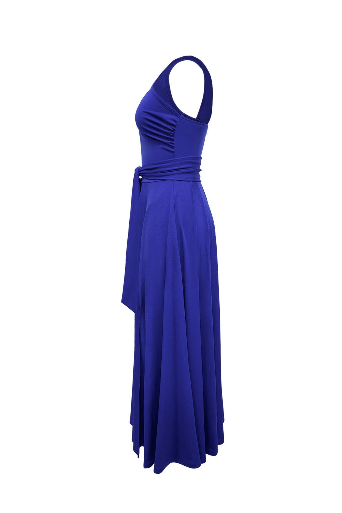 Elegant One-Shoulder A-Line Midi Dress Lavish Daily