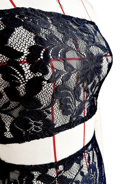 Semi-Sheer Lace Bralette and Shorts Set Lavish Daily