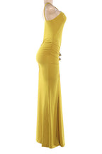 Cross Halter Pleated Waist Mermaid Dress Lavish Daily