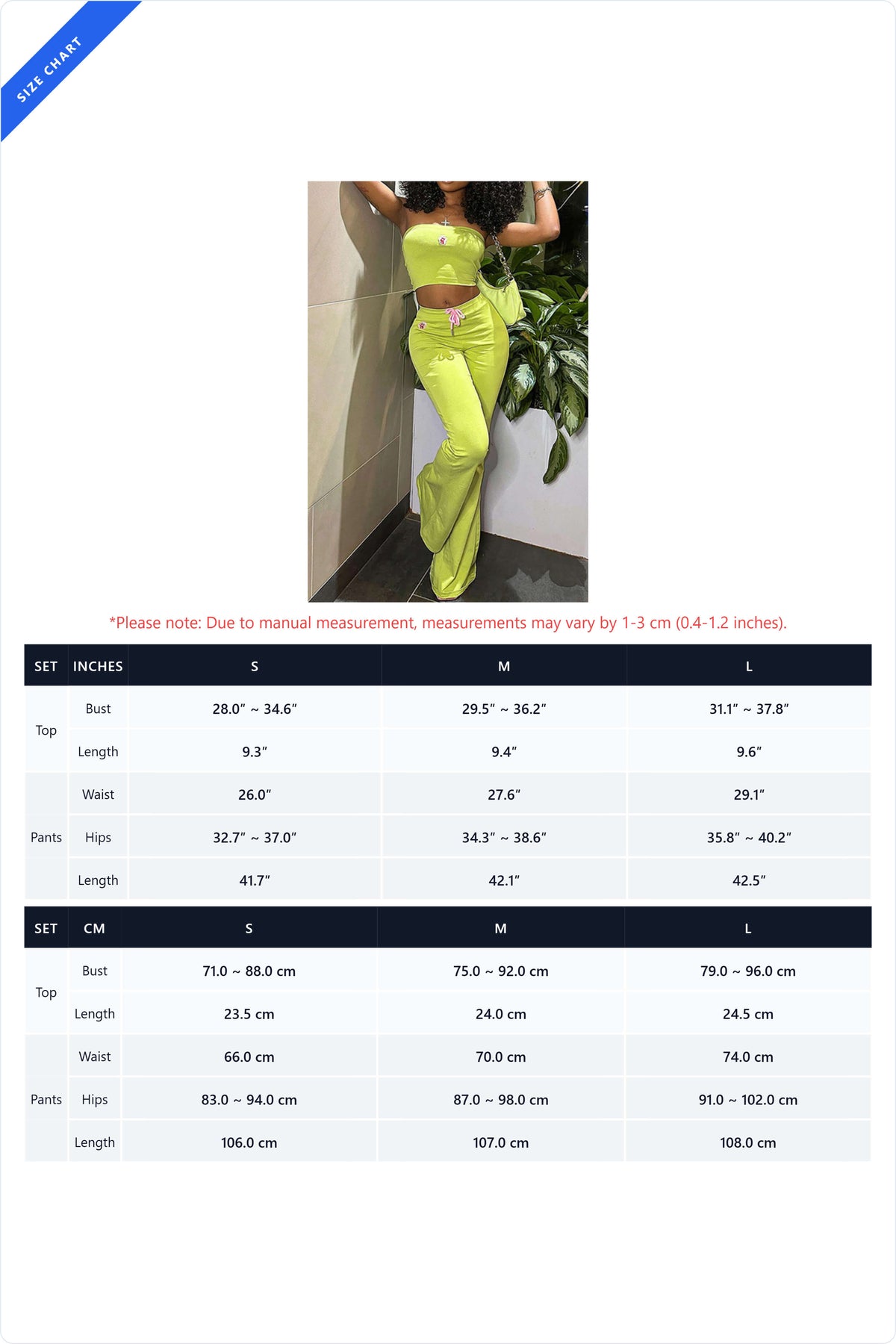 Strapless Bandeau & Drawstring Flare Pant Set Lavish Daily