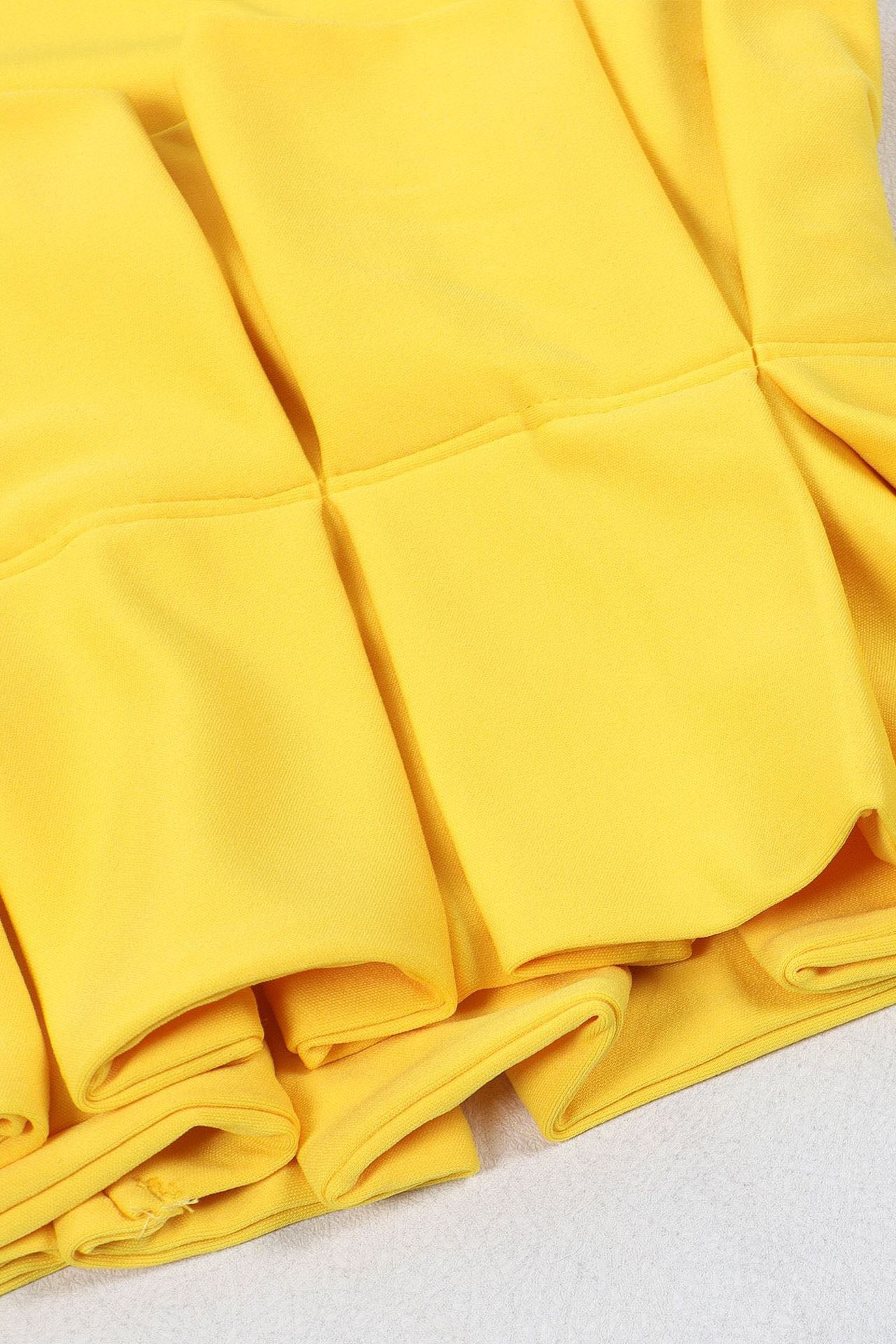 Ruffle Hem Bodycon Party Mini Dress Lavish Daily