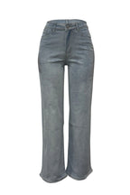Wide-Leg High-Waist Rhinestone Jeans Lavish Daily