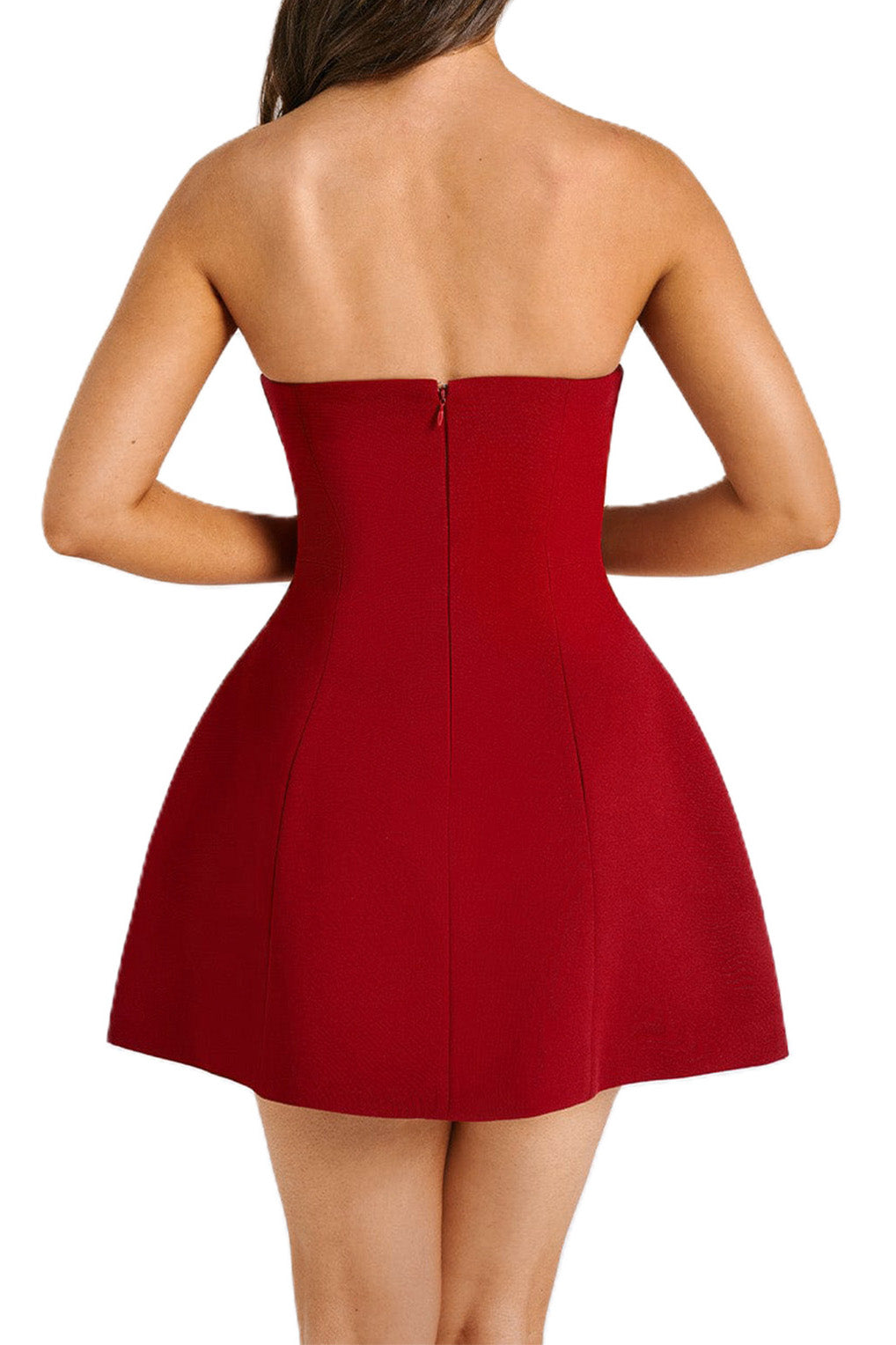 Strapless Mini Dress Lavish Daily