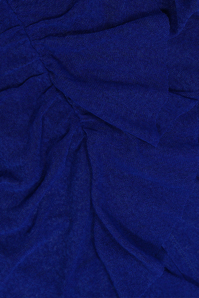 Mesh Sleeveless Tie Slit Dress Lavish Daily