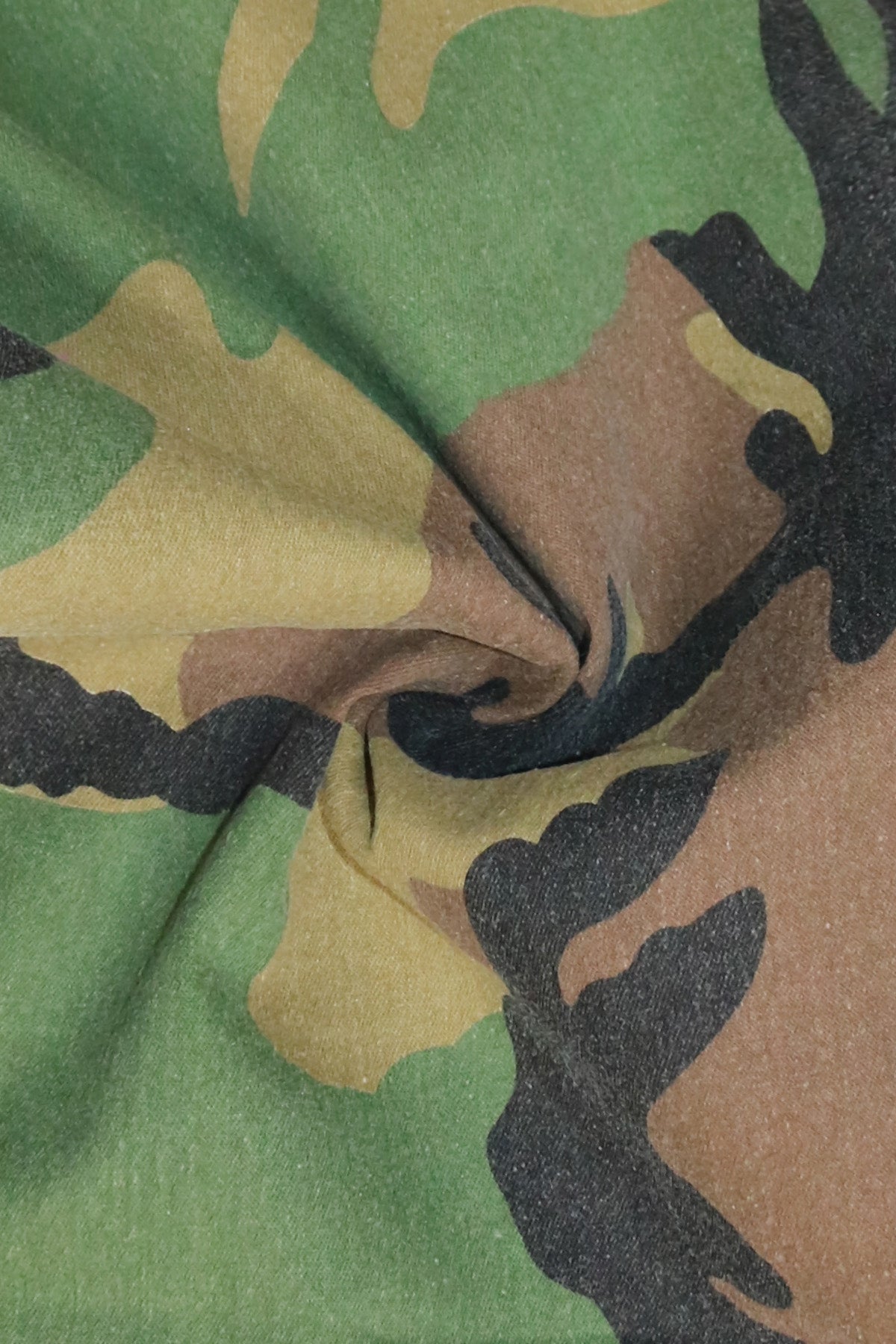 Distressed Camo Patchwork Wide-Leg Cargos Lavish Daily