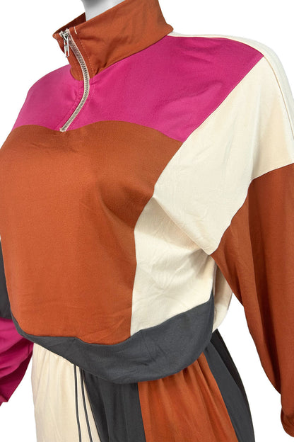 Color-Block Waist-Cinching Sets Lavish Daily