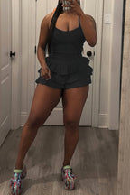 Washed Camisole and Ruffle Skort Set Lavish Daily