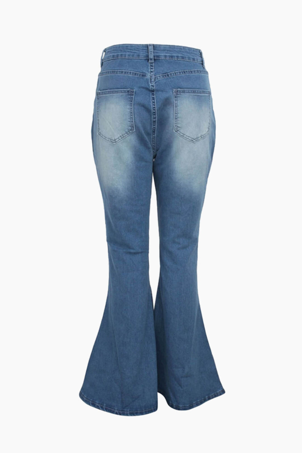 High Waist Bell Bottom Jeans Lavish Daily