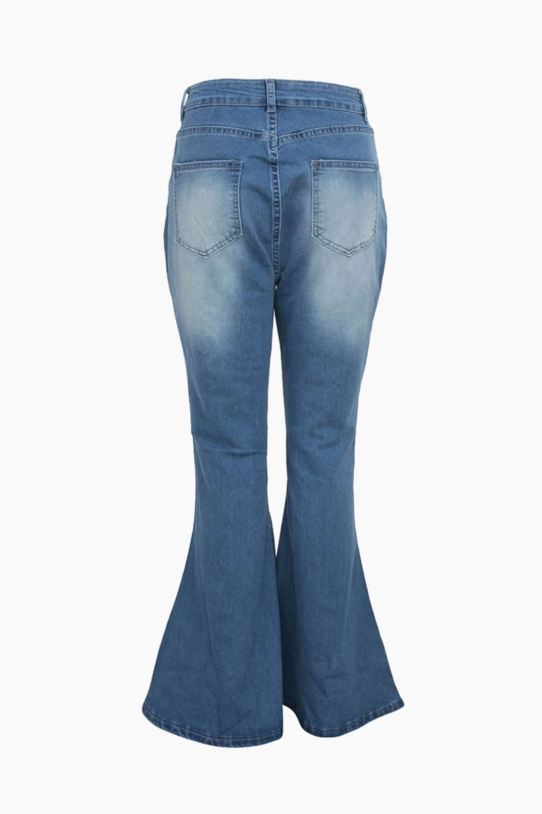 High Waist Bell Bottom Jeans Lavish Daily