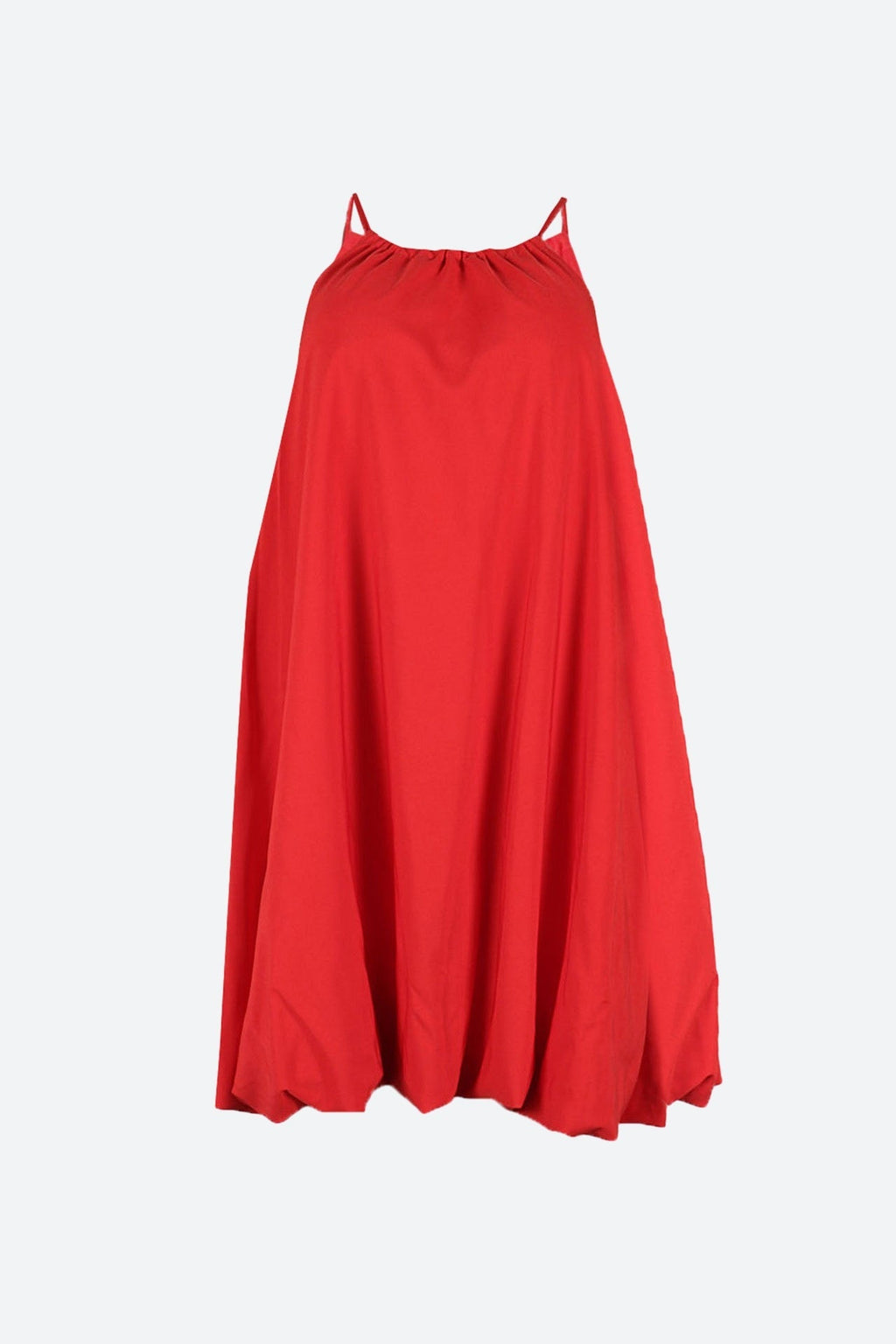 Red Mini Balloon Bubble Dress Lavish Daily