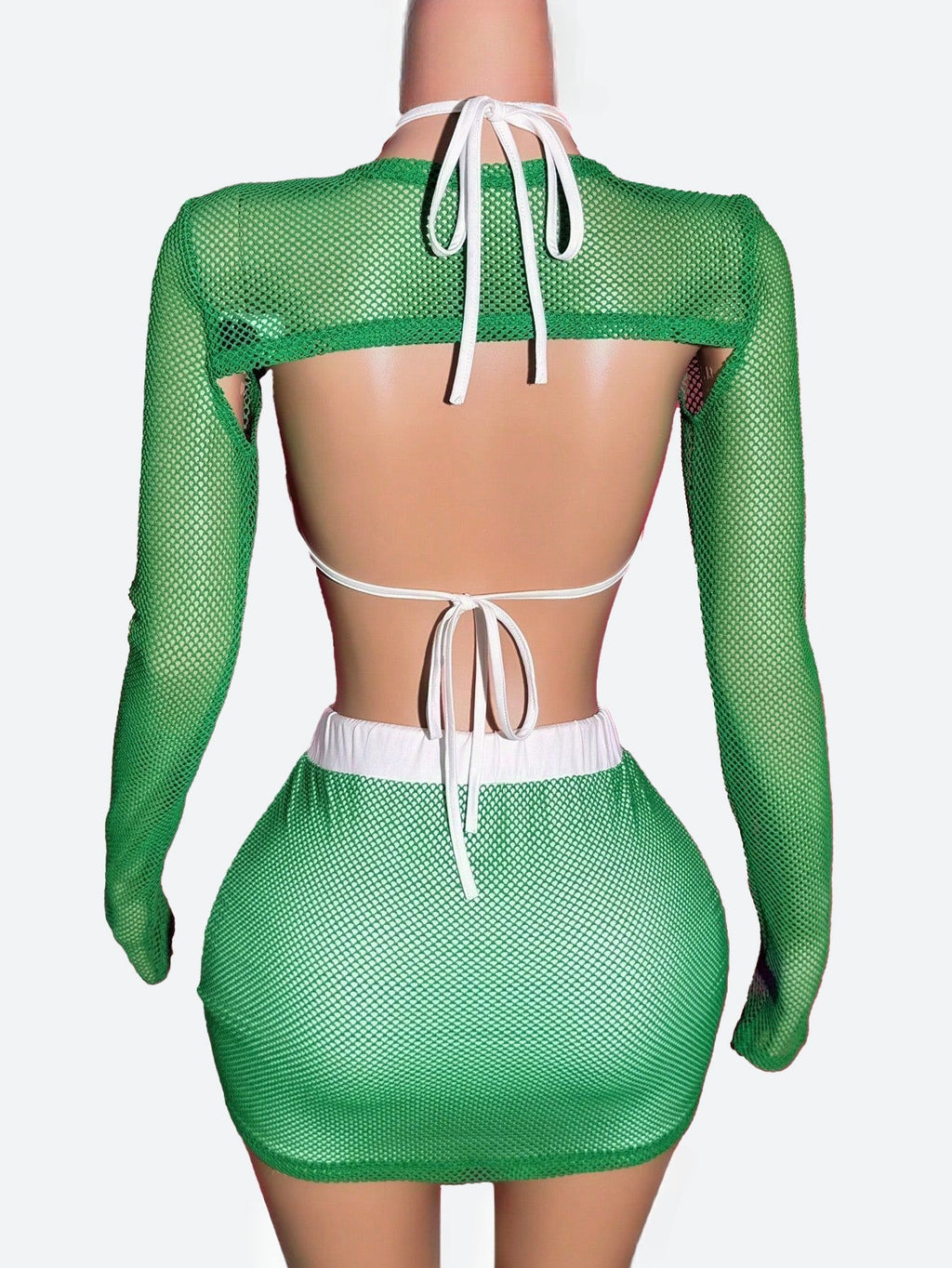 Mesh Lined Printed Patchwork 3-Piece Bikini Set Lavish Daily