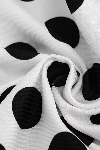 Sleeveless Polka Dot Bodycon Jumpsuit Lavish Daily