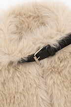 Cropped Faux Fur Jacket Lavish Daily