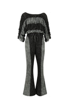 Ruched Crop Top and Lounge Pant Set Lavish Daily