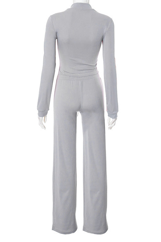 Stand Collar Slim Fit Sport Shorts Set Lavish Daily