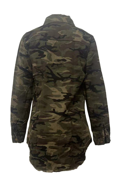 Camo Print Jacket Lavish Daily