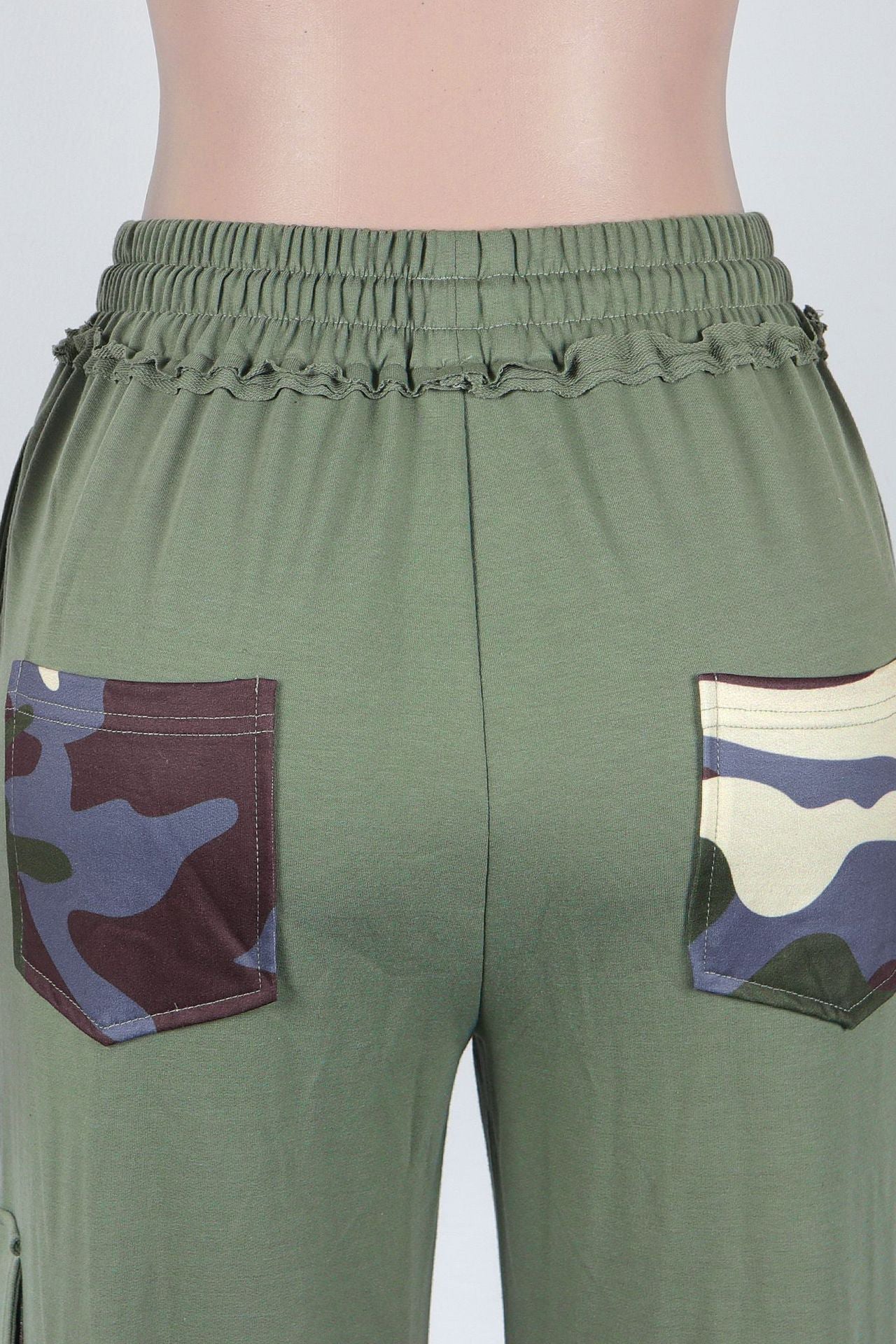 Drawstring Wide-Leg Printed Pants Lavish Daily