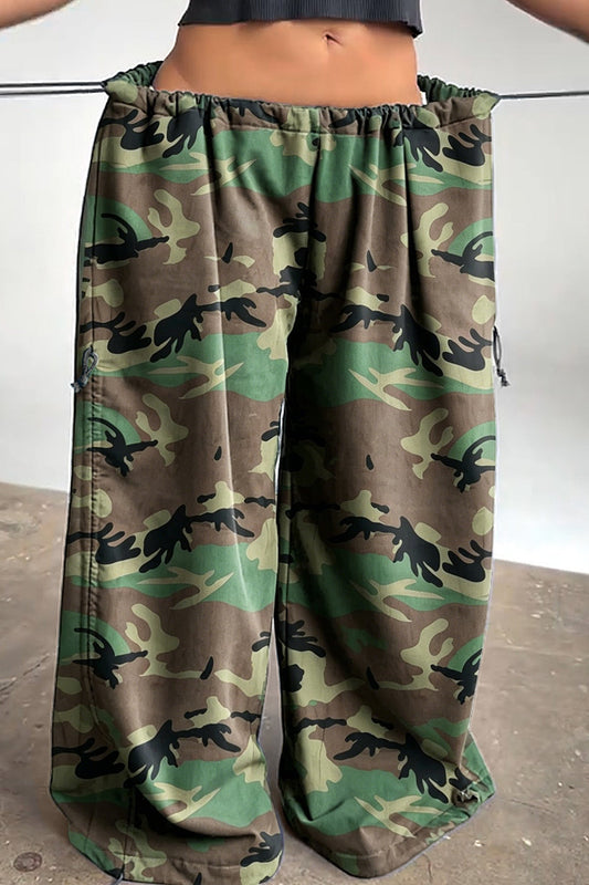 Oversized Drawstring Parachute Pants Lavish Daily