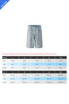 Loose Fit Denim Capri Pants with Rhinestones Lavish Daily