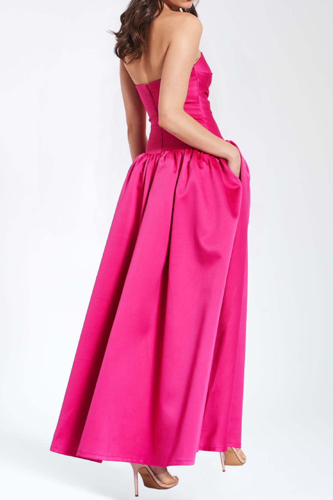 Strapless Drop Waist Corset Dress Lavish Daily