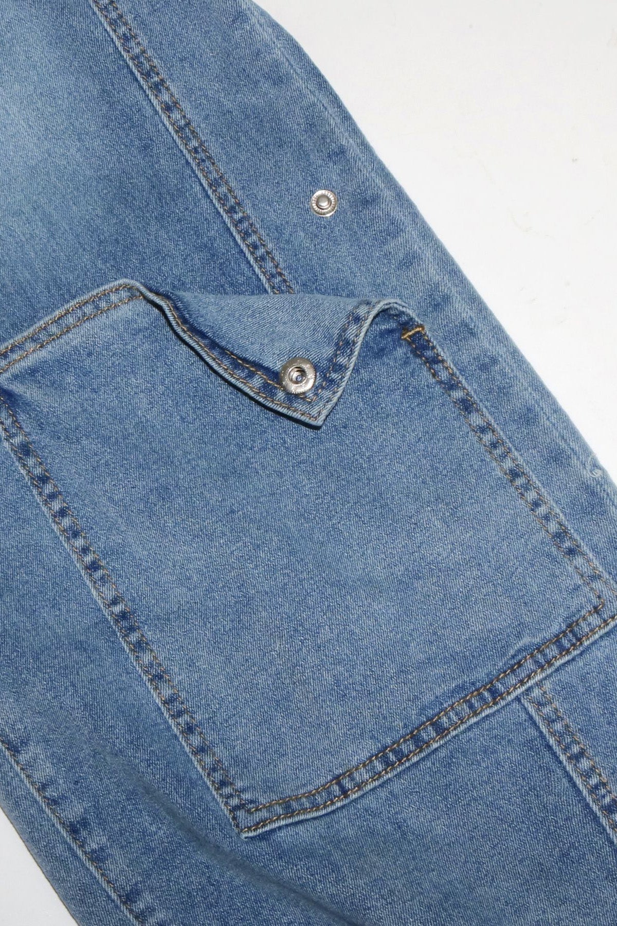 High Waist Denim Overalls Wide Leg Jumpsuit Lavish Daily