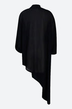 Asymmetrical Hem Shirt Dress Lavish Daily