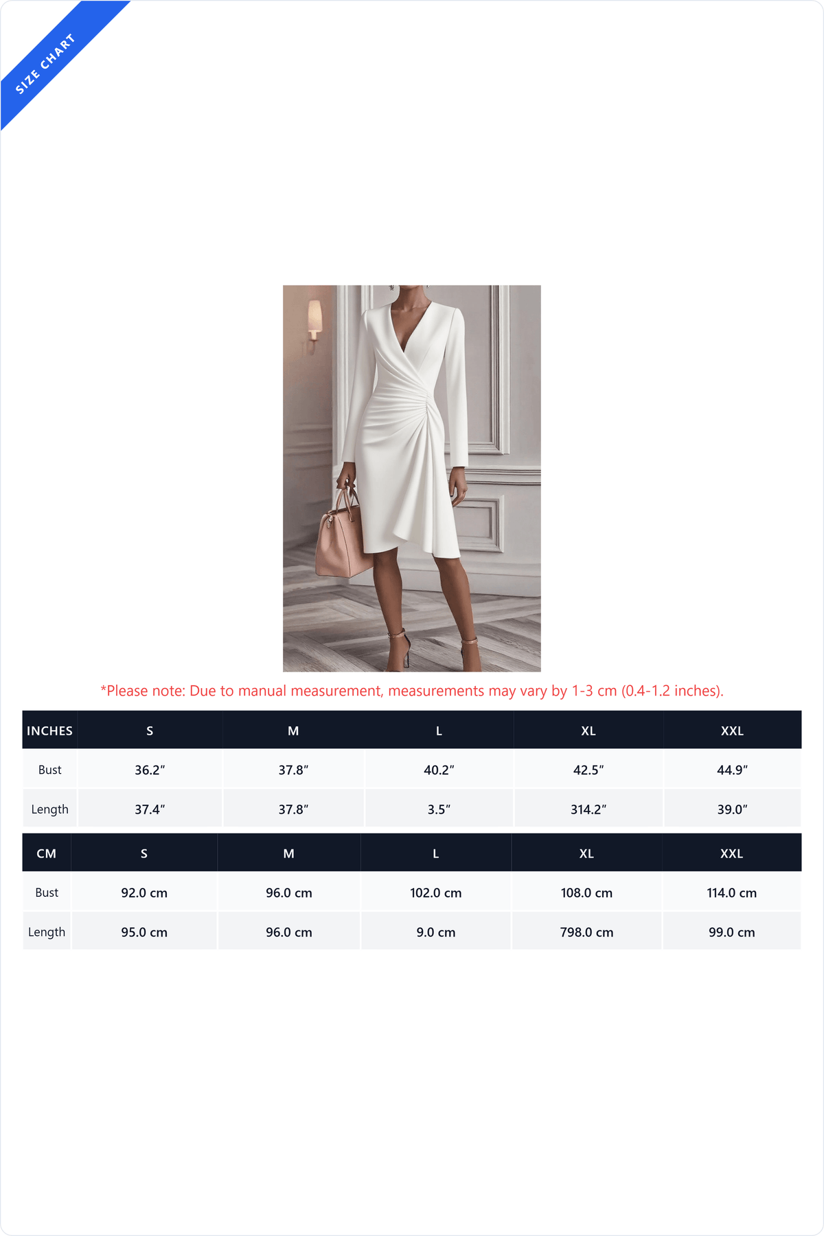 V-Neck Ruched Asymmetrical Midi Dress Lavish Daily