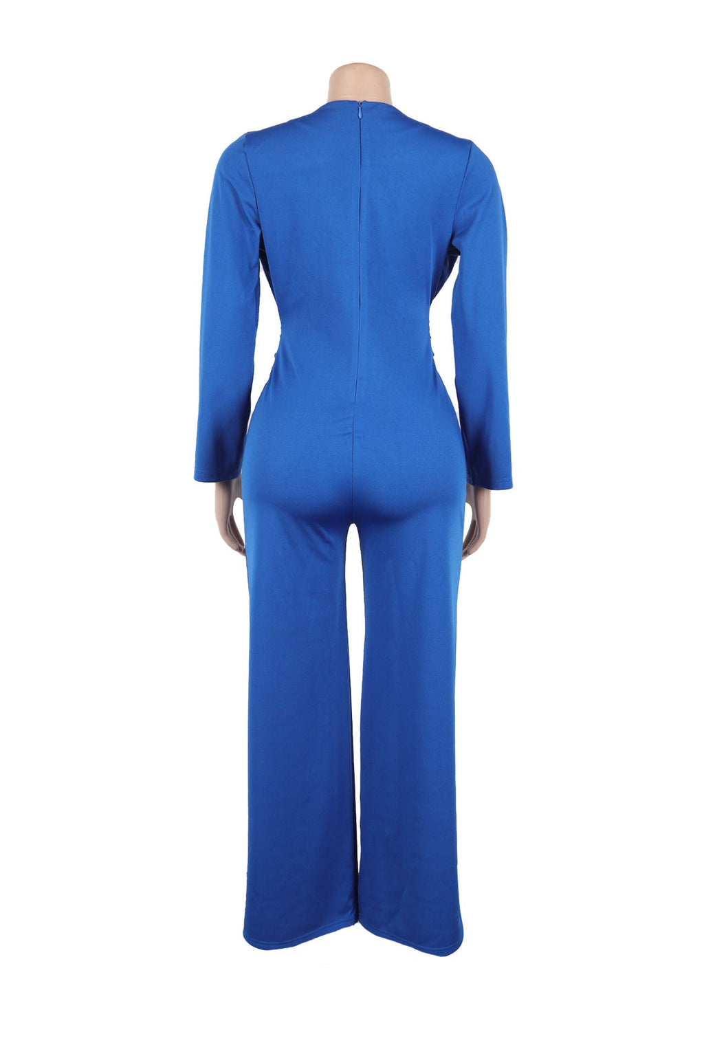Elegant Solid Color Hollow Out O Neck Jumpsuits Lavish Daily