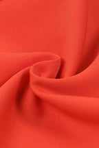 Solid Color Notch Lapel Long Suit Two-Piece Set Lavish Daily