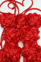 Halter Floral Maxi Dress Lavish Daily